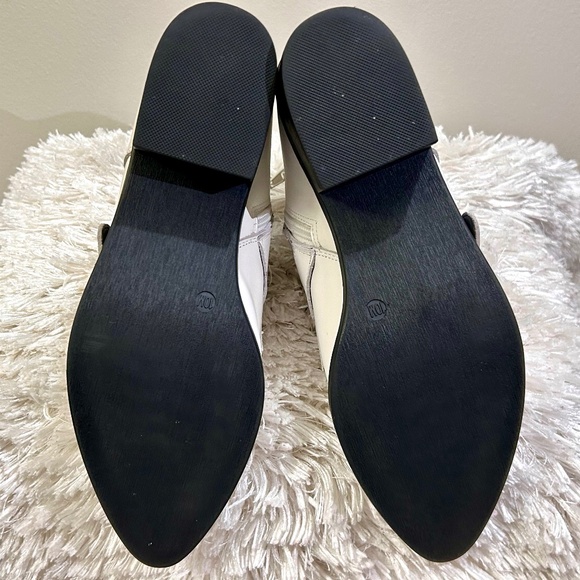 STEVE MADDEN -WHITE  BARK LOW HEEL WESTERN POINTED TOE ANKLE BOOTS - Picture 11 of 16